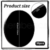 Fingerinspire 30Pcs Acrylic Flat Round Action Figure Display Bases KY-FG0001-13-2