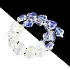 Transparent Glass Enamel Beads Strands GLAA-B021-06L-2