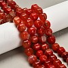 Dyed Natural Agate Beads Strands G-G203-03-1