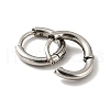 Tarnish Resistant 201 Stainless Steel Huggie Hoop Earrings STAS-H164-01P-2