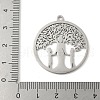304 Stainless Steel Pendants STAS-V016-06P-3