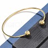 304 Stainless Steel Arm Cuff Bangles AJEW-P127-02G-3