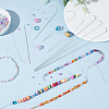 AHADERMAKER 12Pcs 10 Styles Steel Beading Needles with Hook for Bead Spinner TOOL-GA0001-88-5