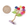 Resin Button Tree of Life Decorations PALLOY-JF03414-02-3