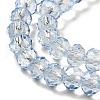 Transparent Baking Paint Glass Beads Strands X1-DGLA-A034-T6mm-D13-3