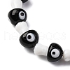 Handmade Evil Eye Lampwork Beads Strands LAMP-S069-01B-3