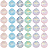 SUNNYCLUE 360Pcs 6 Colors  Rainbow Iridescent Plating Transparent Resin Decoden Cabochons RESI-SC0005-64-1