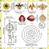 SUNNYCLUE DIY Interchangeable Flower & Bee Office Lanyard ID Badge Holder Necklace Making Kit DIY-SC0022-01-2