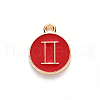 Alloy Enamel Pendants ENAM-S124-01A-07I-2