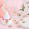 Beebeecraft 8Pcs Rack Plating Brass Pendants KK-BBC0015-09-4