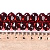 Electroplate Glass Beads Strands EGLA-Q128-01A-4