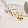 Sweetheart Stainless Steel Jewelry Set for Women's Daily Party Vacation QN3110-3