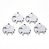 Non-Tarnish 201 Stainless Steel Charms X-STAS-N092-75-2