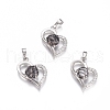 Natural Netstone Pendants G-L512-O06-1