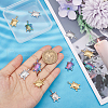 Unicraftale 12Pcs 3 Colors 304 Stainless Steel Pendants STAS-UN0041-23-4