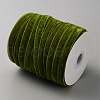 50 Yards Polyester Single Face Velvet Ribbon OCOR-WH0082-161C-2