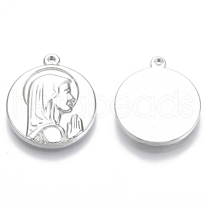 304 Stainless Steel Pendants STAS-N093-03P-NF-1