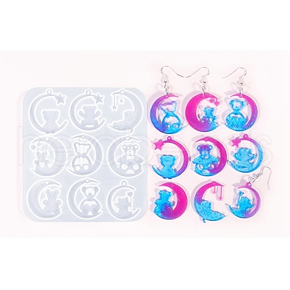 DIY Pendant Molds AJEW-U023-04B-1