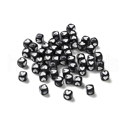 Opaque Acrylic Beads OACR-D301-07-1