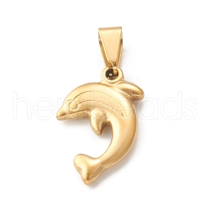 Ion Plating(IP) 304 Stainless Steel Pendants STAS-F288-03G-1