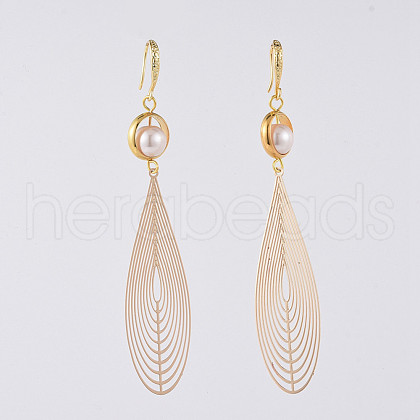Dangle Earrings X-EJEW-JE03692-03-1