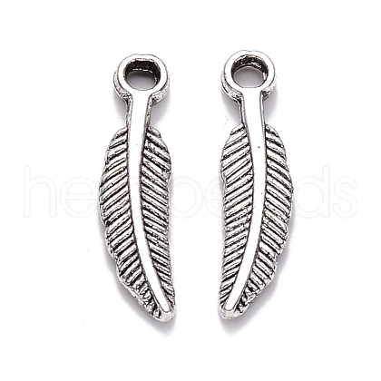 Tibetan Style Alloy Pendants TIBEP-S319-075AS-RS-1
