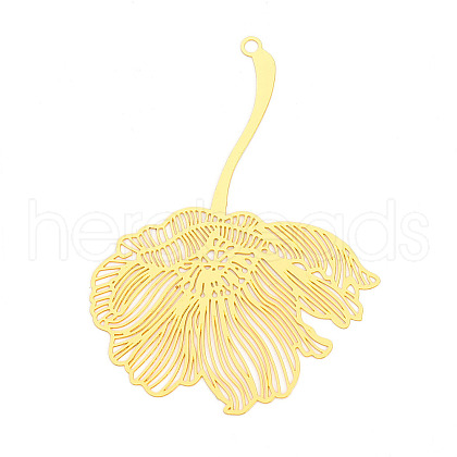 Brass Filigree Big Pendants KKC-T003-34G-1