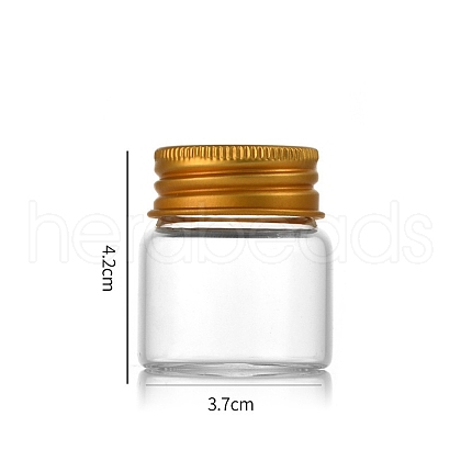 Clear Glass Bottles Bead Containers CON-WH0085-76A-02-1