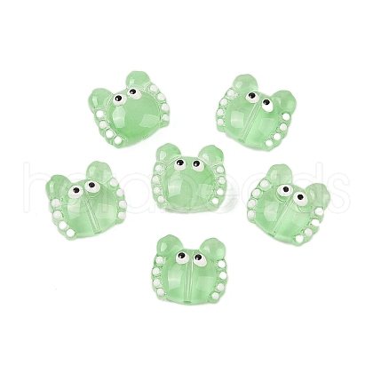 Transparent Glass Beads GLAA-B024-01G-1