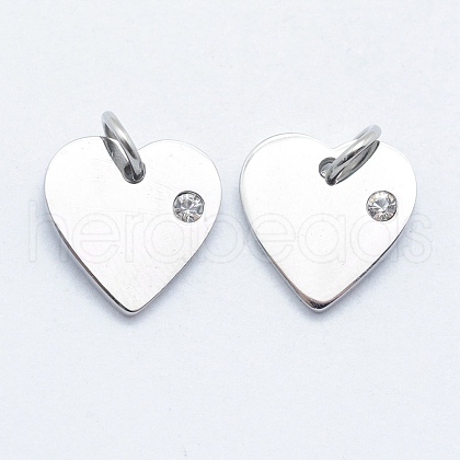 316 Surgical Stainless Steel Pendants STAS-J038-05P-1