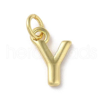 Rack Plating Brass Charms KK-P245-06G-Y-1