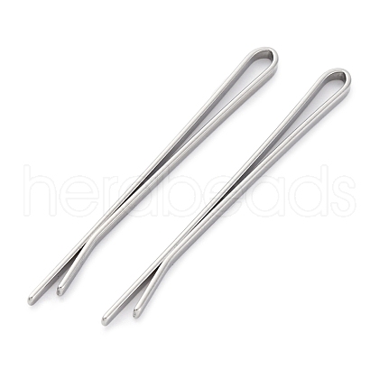 304 Stainless Steel Hair Clip AJEW-V001-01-1