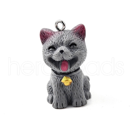 Opaque Resin Pendants CRES-D310-01B-1