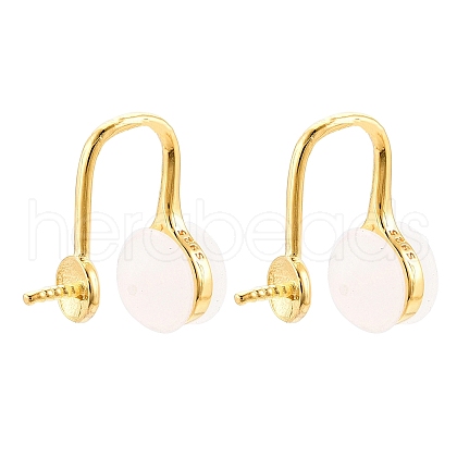 925 Sterling Silver Clip-on Earring Findings STER-T007-120G-1