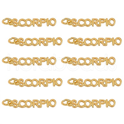 10Pcs Brass Pendants KK-SZ0004-36G-1