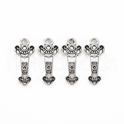 Tibetan Style Alloy Pendants TIBE-S320-190AS-1