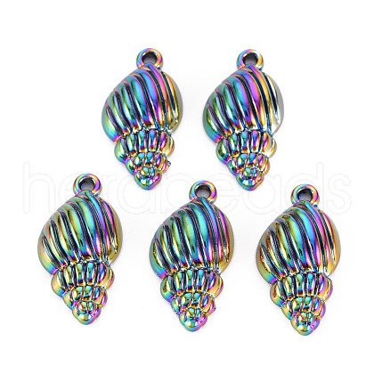 Rainbow Color Alloy Pendants PALLOY-S180-256-NR-1