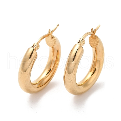 Vacuum Plating 304 Stainless Steel Huggie Hoop Earrings for Women EJEW-Q767-01A-G-1