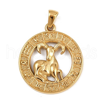 304 Stainless Steel Pendants STAS-C131-03G-11-1