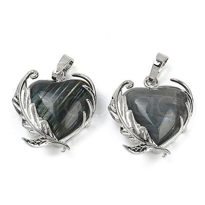 Labradorite Pendants G-Q025-01P-05-1