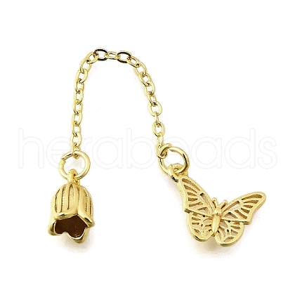 Brass Pendants KK-K300-08G-1