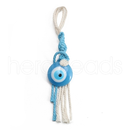 Plastic Turkey Evil Eye Pendants Decorations PW23040406366-1