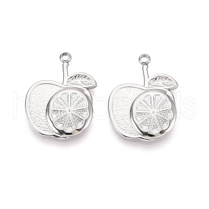 304 Stainless Steel Pendants STAS-T065-73P-1