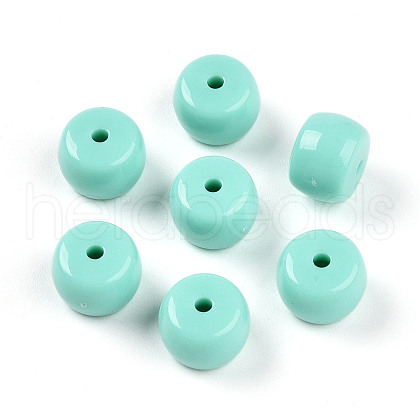 Opaque Acrylic Beads SACR-T017-35E-1