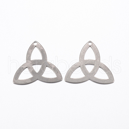Tarnish Resistant 201 Stainless Steel Pendants STAS-L200-56P-1