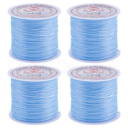 SUNNYCLUE 4 Rolls Flat Elastic Crystal String EW-SC0001-05A-1