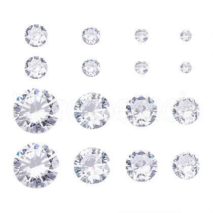 Craftdady Cubic Zirconia Cabochons ZIRC-CD0001-06-1