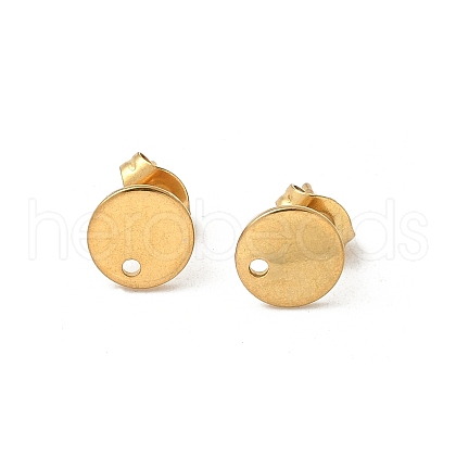 304 Stainless Steel Stud Earring Finding STAS-V015-26B-G-1