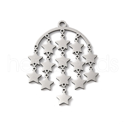 304 Stainless Steel Pendants STAS-K298-01P-1