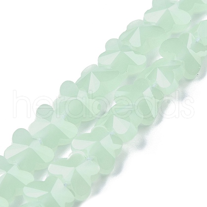 Imitation Jade Glass Beads Strands EGLA-L045-I-A03-1